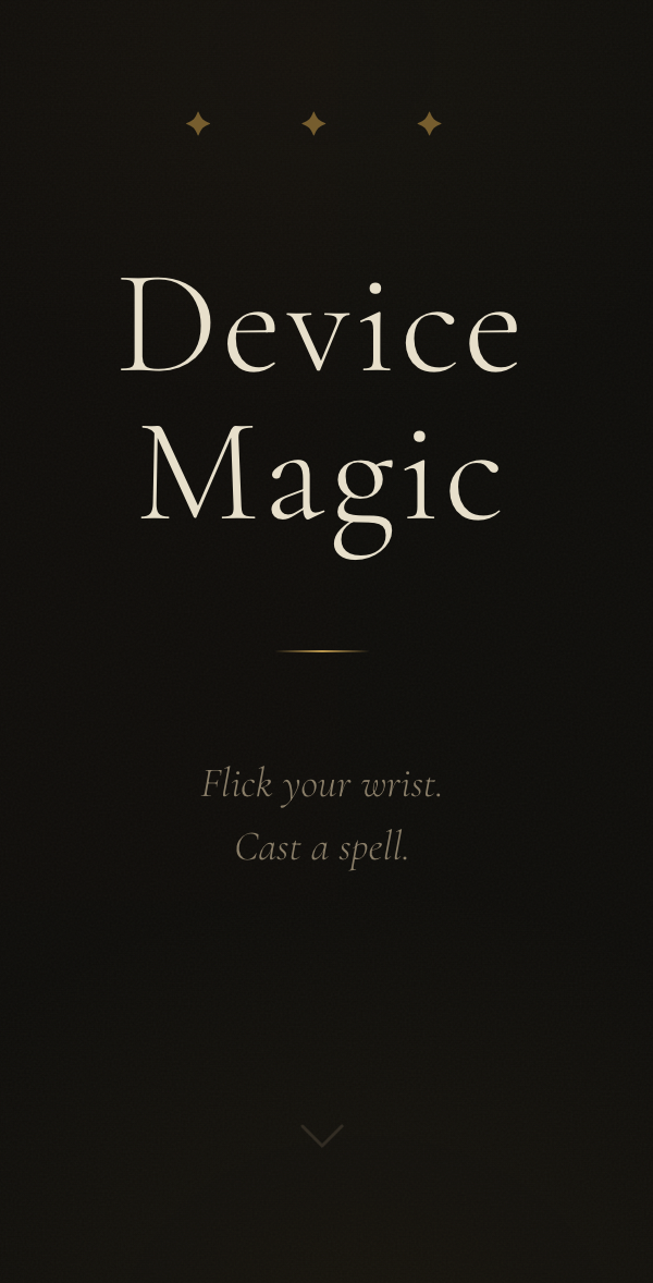 Device Magic landing preview